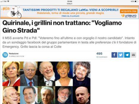 M5S Gino Strada