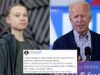 Greta Thunberg, Joe Biden