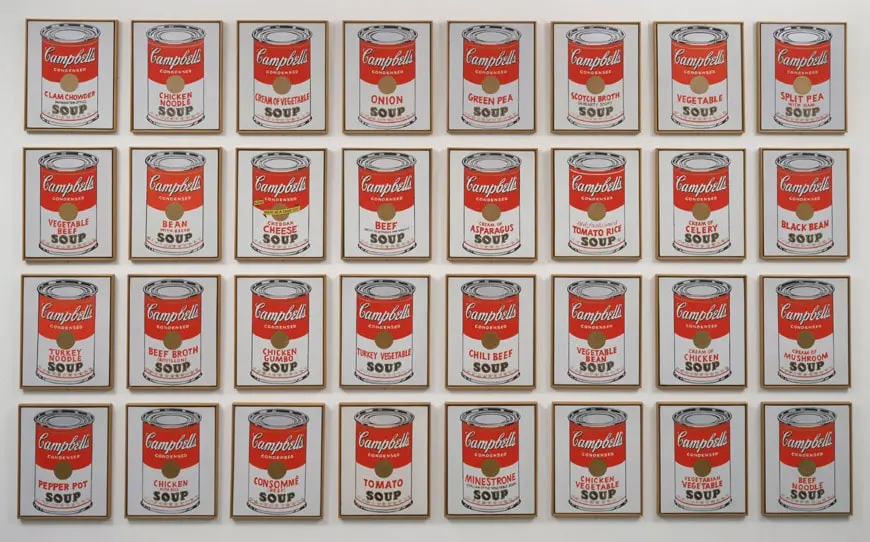 Barattolo di zuppa Campbell's, Andy Warhol, 1962